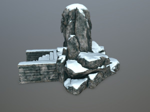 skull cave 3D 모델