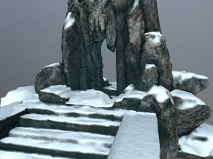 skull cave 3D Model