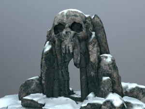 skull cave 3D Model