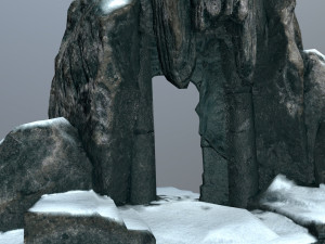 skull cave 3D 모델