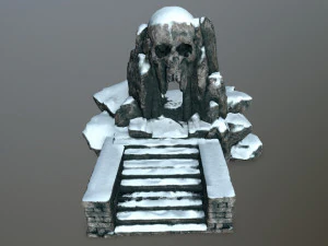 skull cave 3D Model