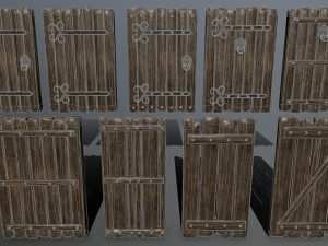 door set 3D 模型