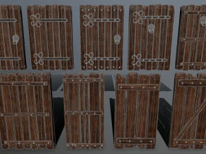 комплект дверей 3D Модель