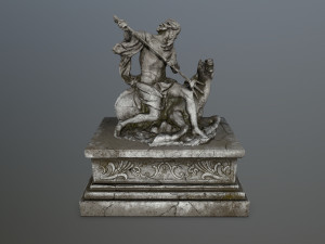 neptunestatue Modelo 3D