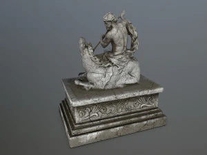 neptunestatue 3D Model