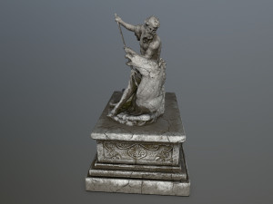 neptunestatue Modelo 3D