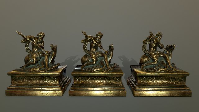 neptunestatue Modello 3D .c4d .max .obj .3ds .fbx .stl .blend 