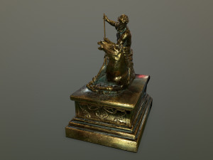 neptunestatue Modello 3D