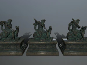 pomnik Neptuna Model 3D
