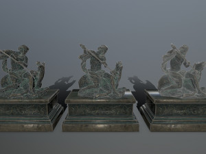 neptunestatue 3D Модель