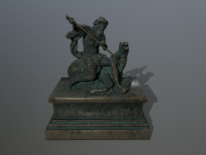 neptunestatue 3D Модель