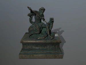 neptunestatue 3D Model