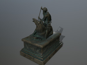 neptunestatue 3D Модель