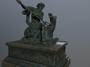neptunestatue 3D Модель