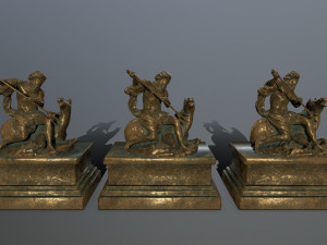 neptune staue 3Dモデル