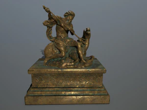 neptune staue 3D Model
