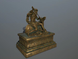 neptune staue 3D Model
