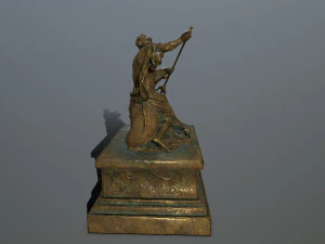 neptune staue 3D Model