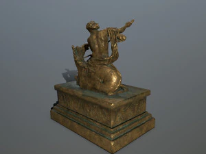 neptune staue 3D Model