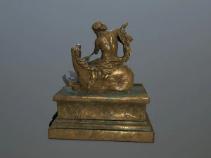 neptune staue 3D Model