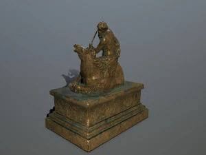 neptune staue 3D Model