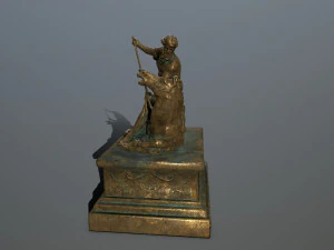 neptune staue 3D Model