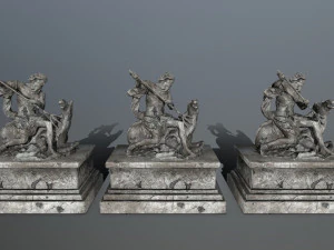 neptunestatue 3D Model