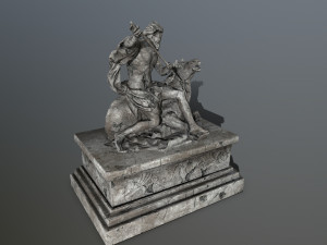 neptunestatue 3D Modell