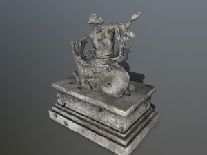 neptunestatue 3D Modell