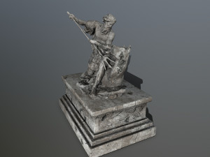 neptunestatue 3D Modell