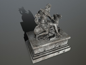 neptunestatue 3D Modell