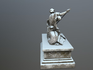 neptunestatue 3Dモデル