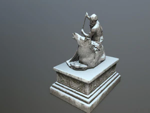 neptunestatue 3D Model