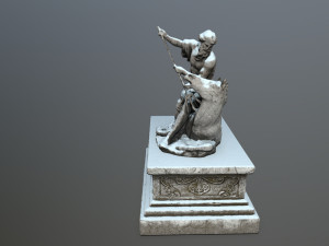 neptunestatue 3Dモデル