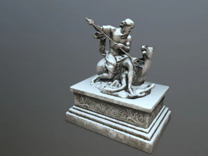 neptunestatue 3D Model