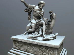 neptunestatue 3D Model