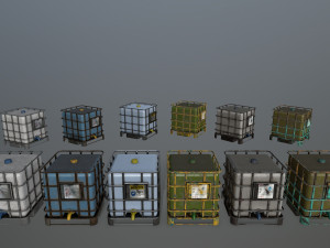 material and assets Modèle 3D