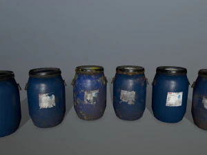 material and assets 3D Model
