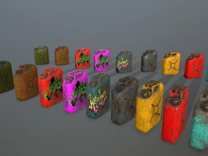 material and assets 3D Model