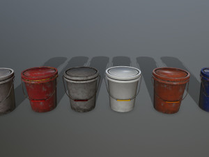 material and assets Modèle 3D