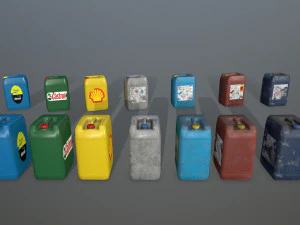 material and assets 3D Model