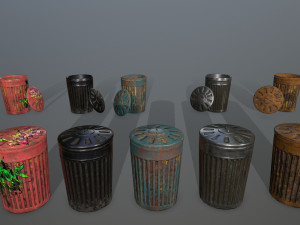 material and assets Modèle 3D