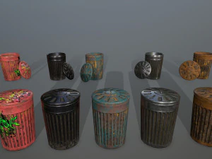 material and assets 3D Model