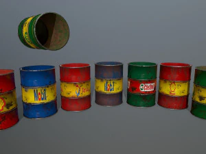 material and assets 3D Model