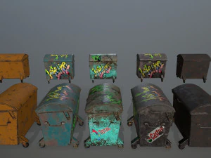 material and assets 3D Model