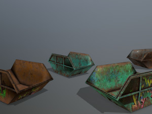 dumpster Model 3D