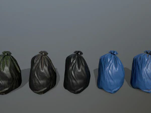 कूड़े का थैला 3D मॉडल