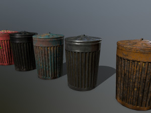trash can 3D मॉडल
