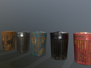 trash can 3D मॉडल