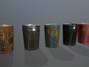 trash can 3D मॉडल